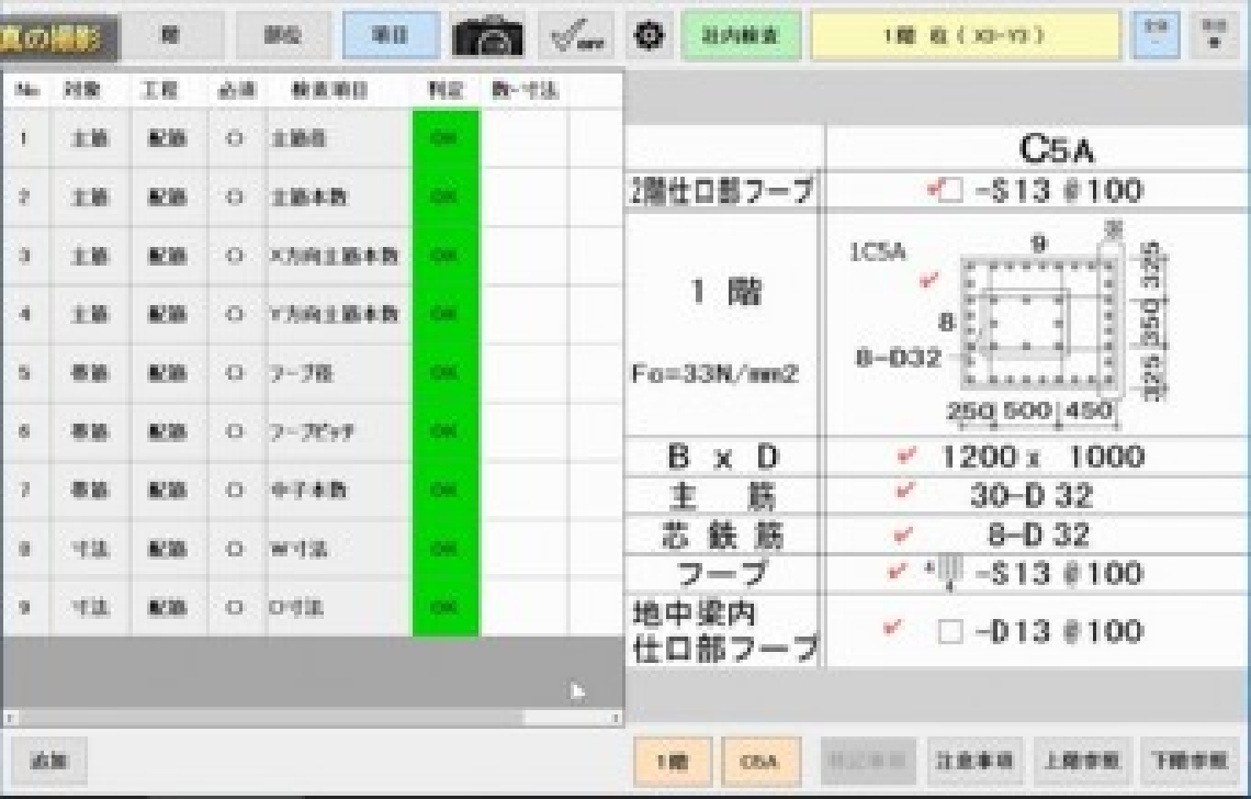 Reinforcement inspection system