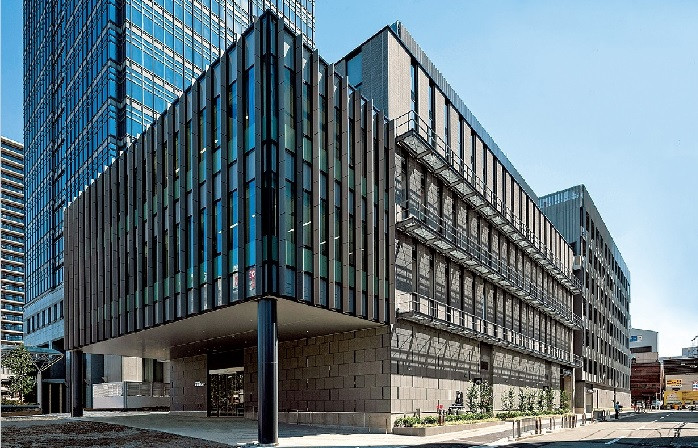 Sakai Health Center,Multi-story parking facilities at City Hall